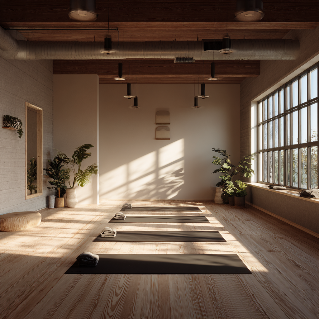 Йога студія з натуральним освітленням